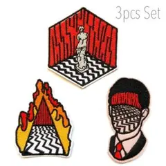 【3枚セット】ツインピークス▲▲ワッペン▲▲パッチ▲▲匿名配送