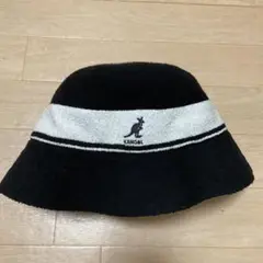 L KANGOL Stripe Bucket バミューダストライプバケット