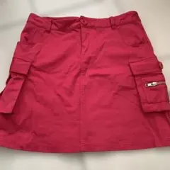 【美品】DELSOL ピンク カーゴスカート