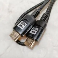 ★最終値下げ★4K HDMI ケーブル 1m 2.0規格ハイスピード (黒)