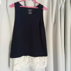 HONEYSUCKLE ROSE ノースリーブトップス Lサイズ ブラック