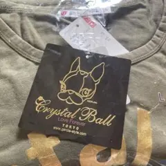 【新品自宅保管品】Crystal Ball Tシャツ Lサイズ オリーブ