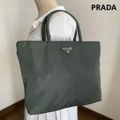 ◇ PRADA プラダ ハンドバッグ ナイロン モスグリーン ◇