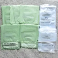 米軍 MRE レーション ヒーター ジップ袋 各5個 ミリメシ 未使用