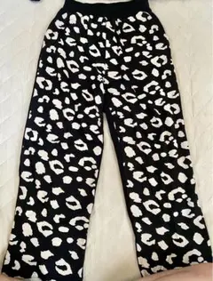 antiqua アニマル柄デザインパンツ スウェットパンツ