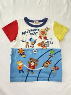 ミキハウス　プッチーくん　豪華Tシャツ　スポーツ　運動会　100