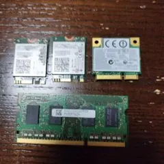 ノートパソコン用　無線LANカード　3個　メモリセット　中古　ジャンク