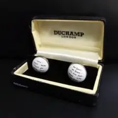 DUCHAMP ドゥシャン　カフリンクス　ブルー DUCHAMP ドゥシャン カフリンクス ブルー - メルカリ
