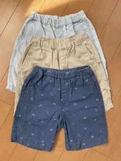UNIQLO ハーフパンツ3点セット 120cm
