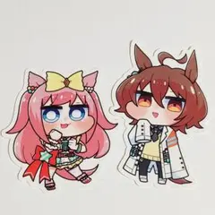 ウマ娘 アグネスタキオン アグネスデジタル シール ステッカー 2枚 まとめ売り