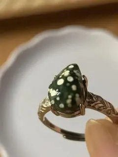 ◆8/24迄の出品◆ 【天然石】リング　★オーシャンジャスパー★