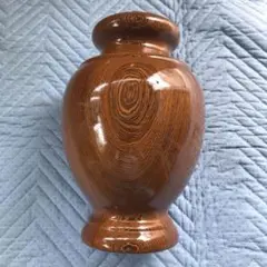 木製 花差し置物