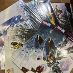 一番くじ　Gガンダム　F賞　クリアポスター　10種　セミコンプ 36枚セット