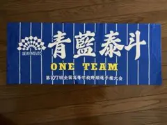 応援タオル ONE TEAM 青藍泰斗　甲子園　高校野球　葛生