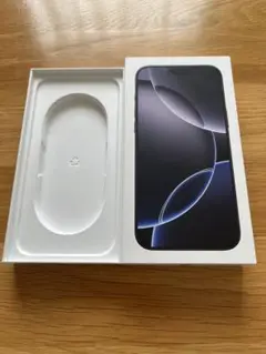iPhone16ProMax256GBブラックチタニウム 箱のみ