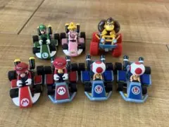 マリオカート ミニカー レーシングカー 7点セット ルイージ ピーチ姫 キノピオ