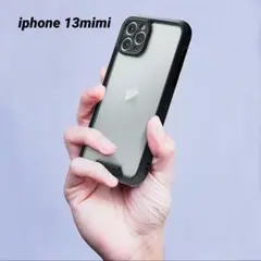 人気！iphone13mimi 黒バンパー＋黒 スマホケース