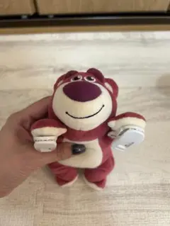 ディズニー　ロッツォ　肩乗せぬいぐるみ　くっつきぬいぐるみ　いちごの香り