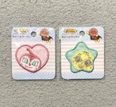 ドキンちゃん　メロンパンナちゃん　ワッペン　2点セット