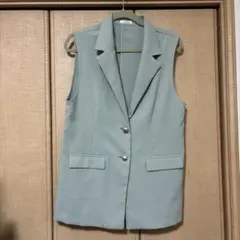 グリーン ベスト L