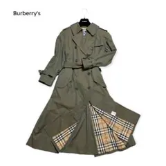 Burberry's トレンチコート 玉虫色 ベルト付き ノバチェック サイズL