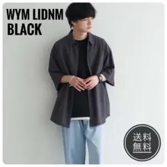 【完売品】WYMLIDNM EMBROIDERY SHEER WASHER 黒