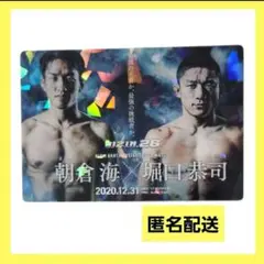 RIZIN 26 朝倉海 堀口恭司 ポテトスティックカード No.10