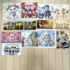 マルチーズ　パネル生地13枚