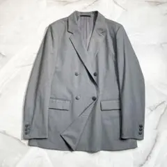 M17458 未使用　UNIQLO ユニクロ　ダブルジャケット　グレー　L