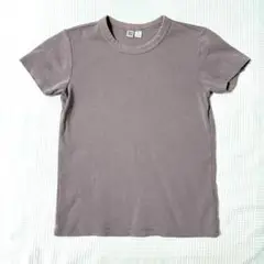 【ユニクロ】Uniqlo U 半袖Tシャツ M モーブ パープル