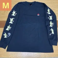 新品未使用　ポケモン　ミミッキュ 長袖カットソー 黒　M ゴーストタイプ