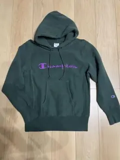 チャンピオン パーカー　ダークグリーン
