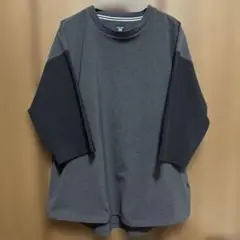 COMME CA COMMUNE グレー 長袖カットソー L