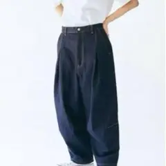 texture we made NAJA PANTS ワイドデニム
