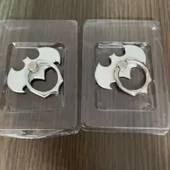スマホリング　コウモリ　2個セット