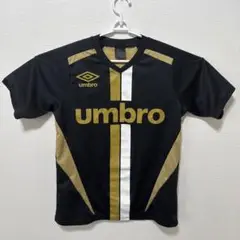 umbro サッカーシャツ 黒・金
