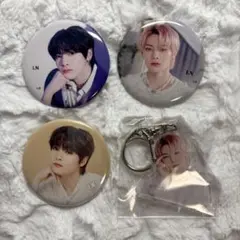 straykids アイエン 缶バッジ セット キーホルダー