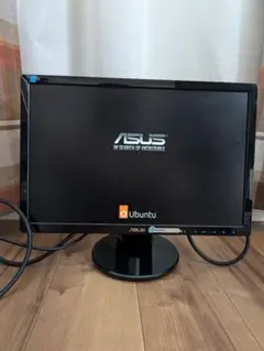 【動作確認済】ASUS 19インチ　液晶モニター VE198 DVIケーブル付き