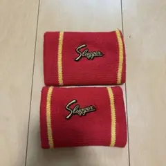 スラッガー リストバンド 2個セット レッド