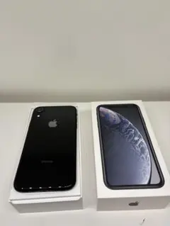 Apple iPhone XR ブラック 本体 箱付き