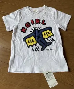 新品 X-girl first stage × キースヘリング Tシャツ 4T
