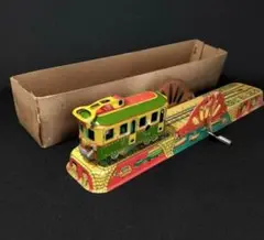 【希少】マルサン 日本製 ブリキ 路面電車 WONDER STREET CAR