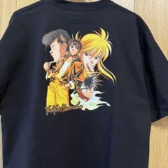 M 新品 幽遊白書 ステッカー付き 幽☆遊☆白書 Tシャツ 黒