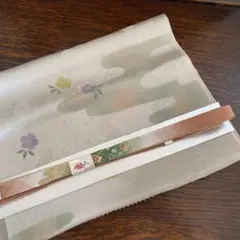 礼装用 正絹着物帯揚げ帯締セット 未使用品
