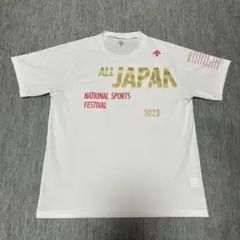 ALL JAPAN 2023 シャツ　鹿児島国体 鹿児島国体 記念シャツ デサント メンズ