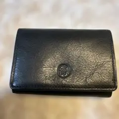 美品　Dakota BLACK LABELミニモシリーズ　三つ折り財布