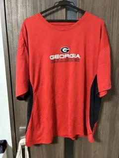 NCAA ジョージアブルドッグス ロゴ刺繍 Tシャツ