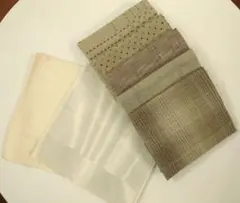 QUILT PARTY✤カットクロス／パッチワーク生地／ベージュ茶系7柄セット②