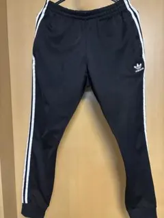 adidas 3本ライン トレーニングパンツ 黒