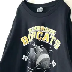 ギルダン ボブキャッツ プレイオフズ Tシャツ XL ブラック 黒 古着